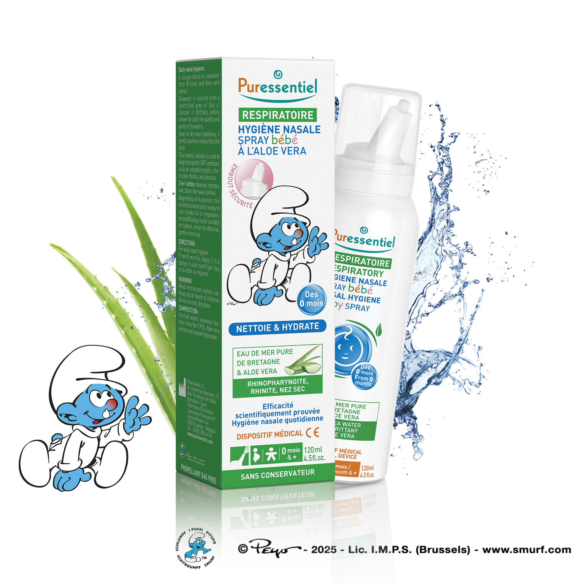 Spray Hygine Nasale Bb | Respiratoire Puressentiel France Spray Hygine Nasale Bb | Respiratoire Puressentiel France
