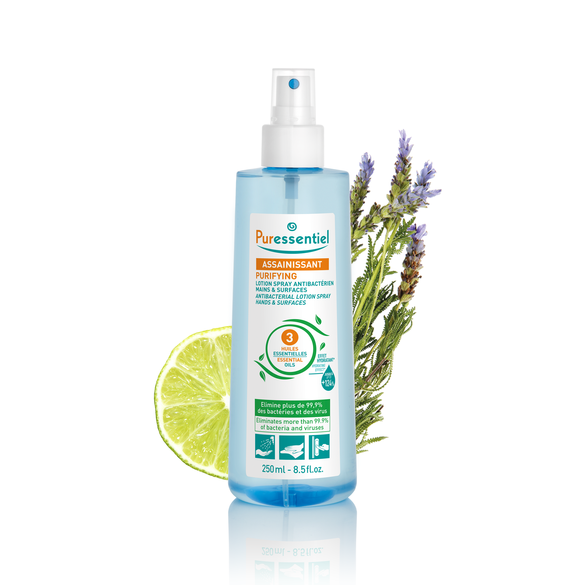 Lotion Spray Antibactérien Assainissant
