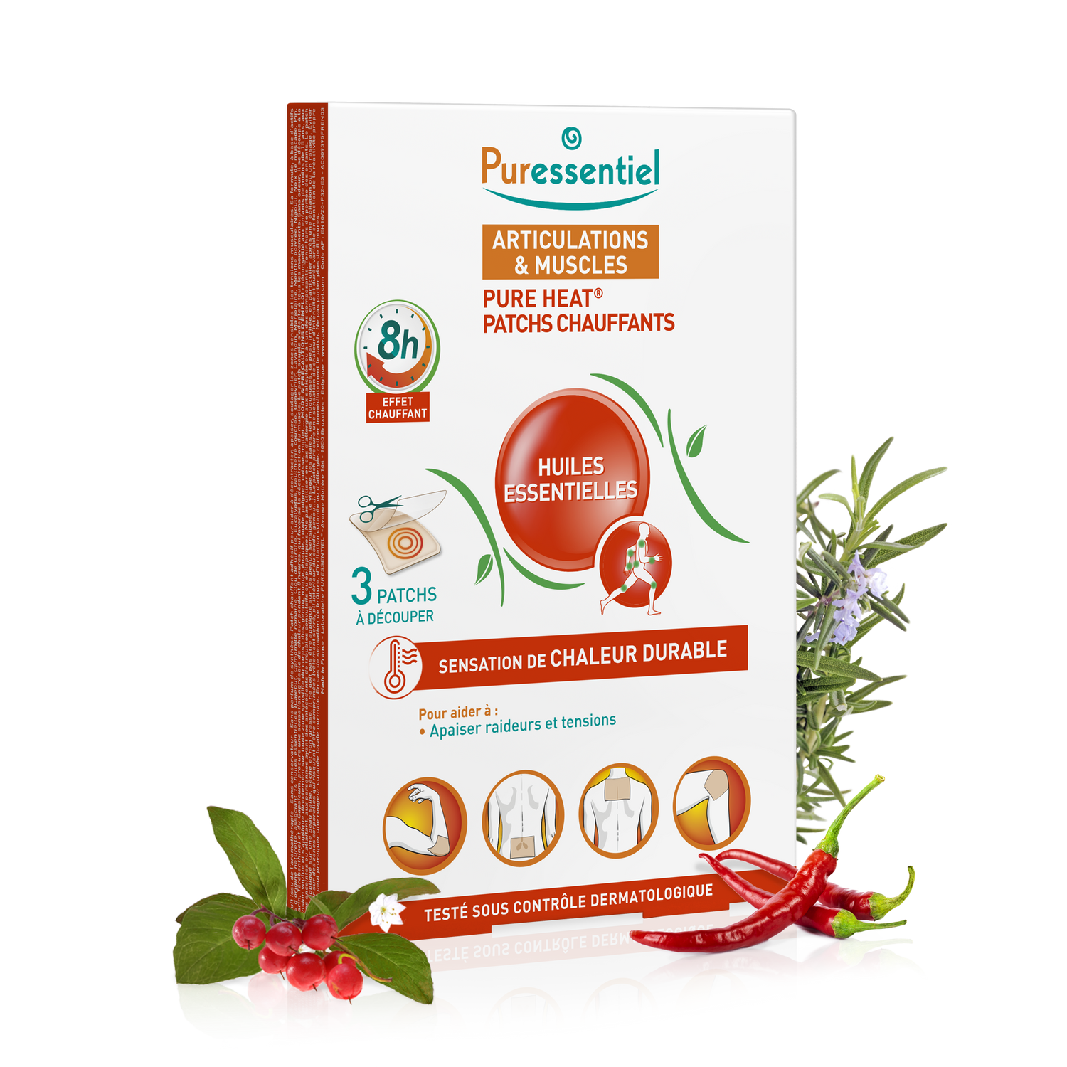 patchs chauffants pure heat puressentiel