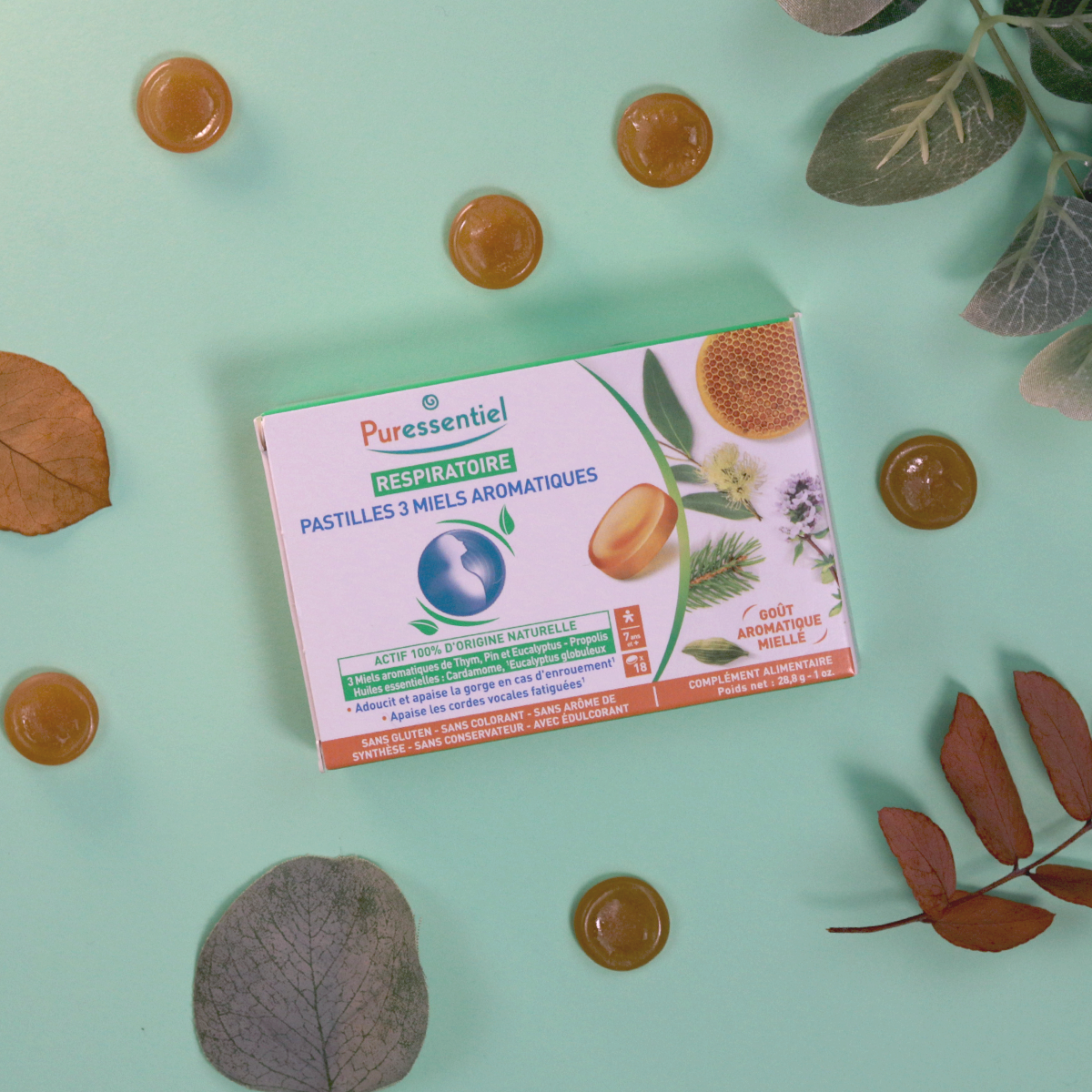 Pastilles Respiratoire aux 3 miels aromatiques