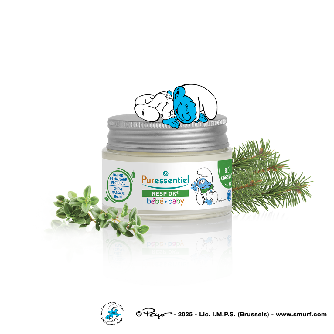Baume de massage pectoral Bébé Resp&