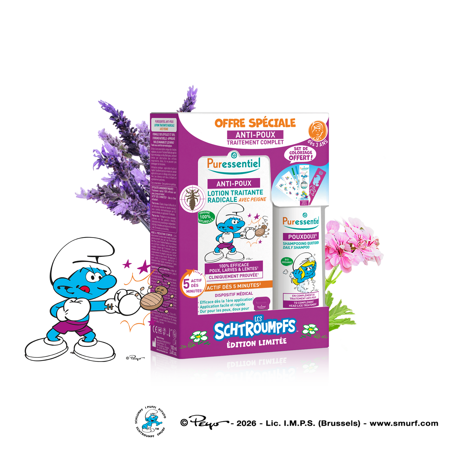 Coffret Traitement Complet Anti-Poux