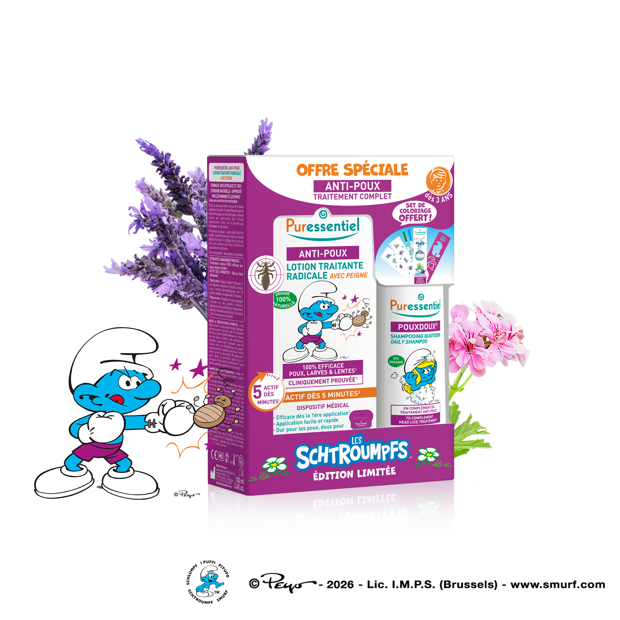 Coffret Traitement Complet Anti-Poux