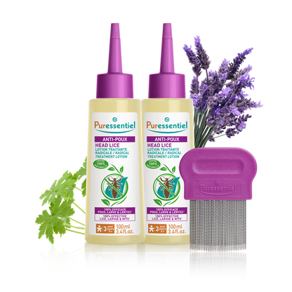 Duo Lotion Traitante Radicale Anti-Poux avec peigne