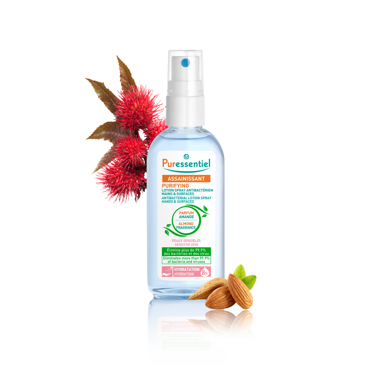 Lotion Spray Antibactérien Peaux Sensibles