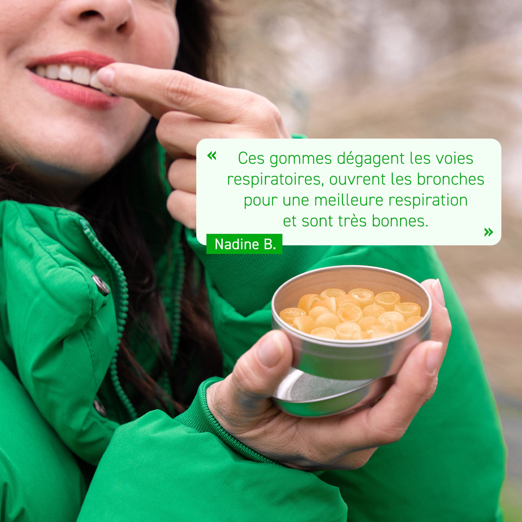 Gommes Menthe-Eucalyptus Respiratoire