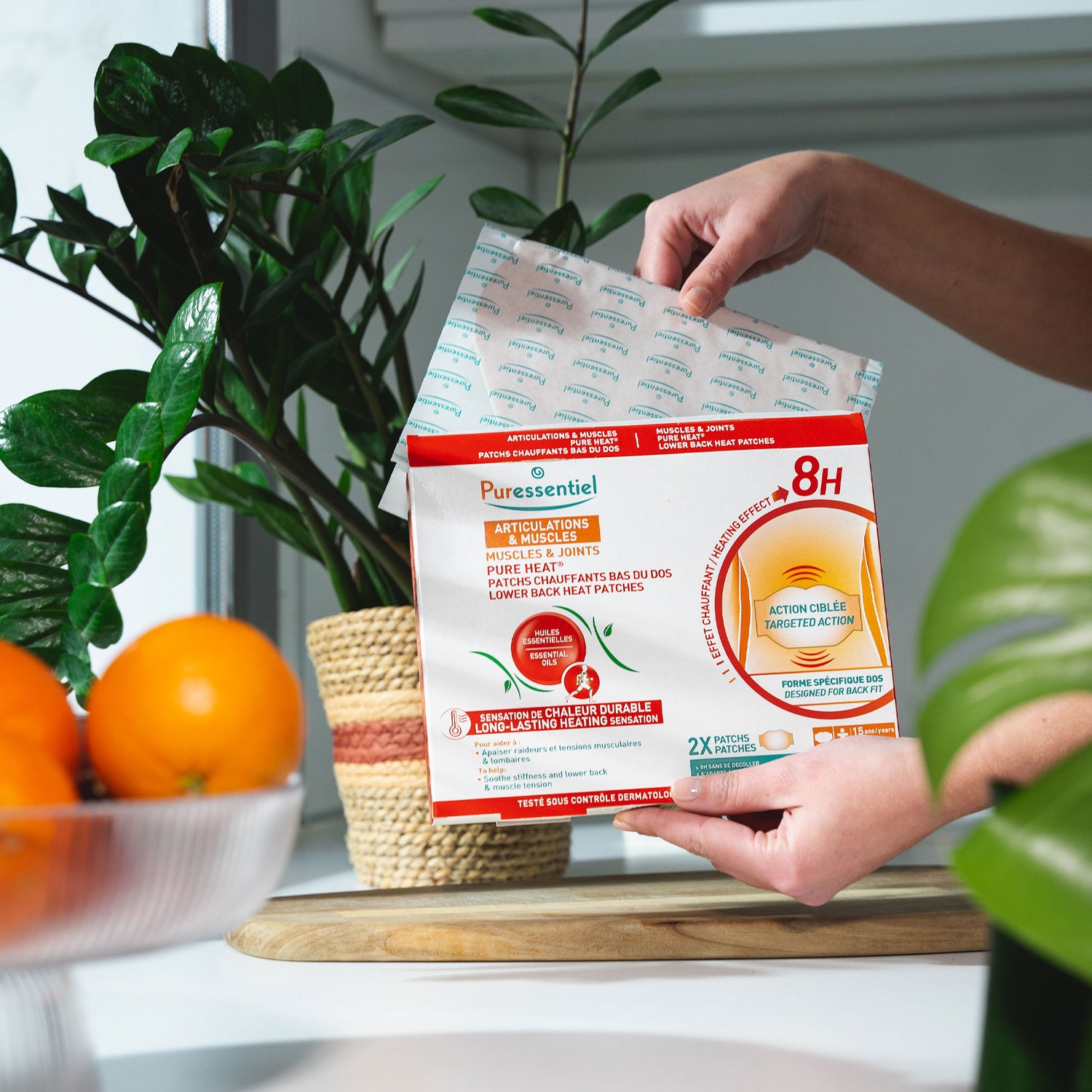 Patchs chauffants bas du dos Pure Heat® Articulations &amp; Muscles