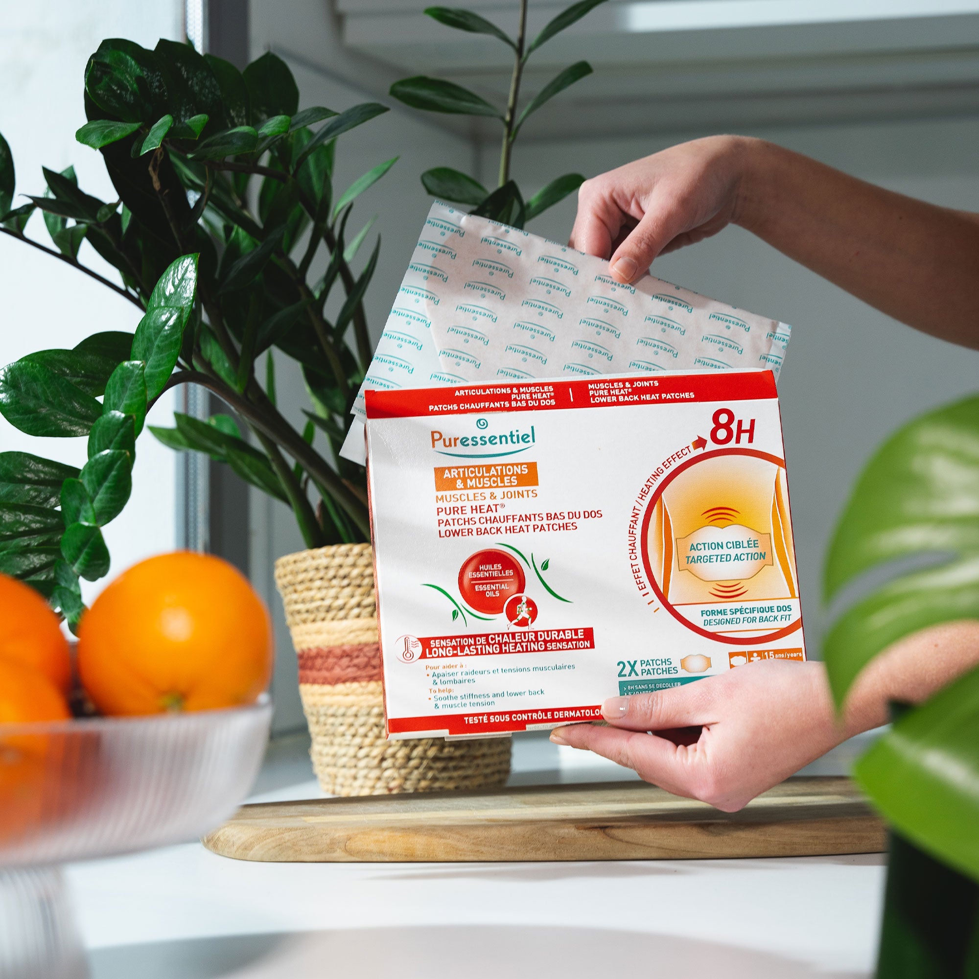 Patchs chauffants bas du dos Pure Heat® Articulations &amp; Muscles