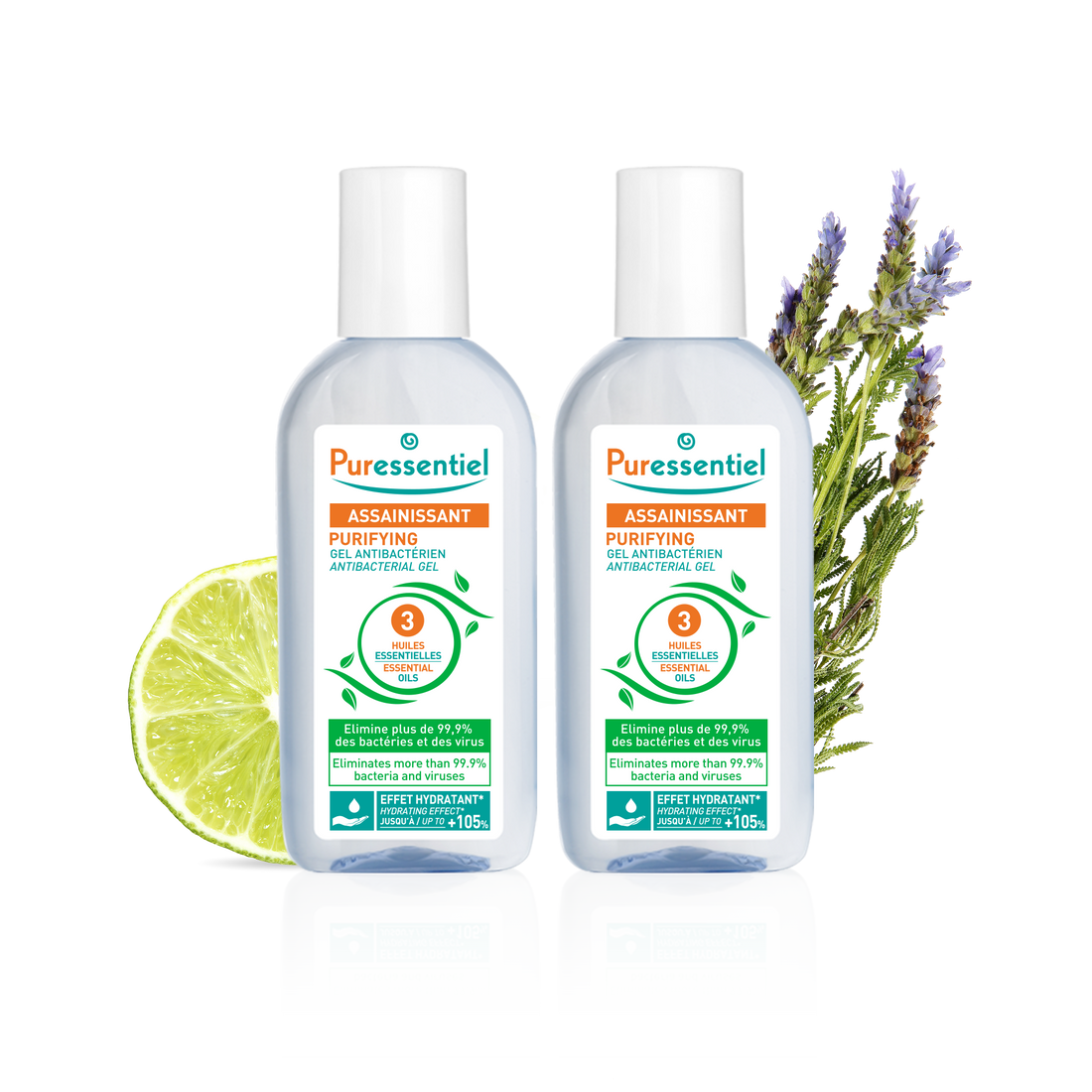 Duo Gel Antibactérien Assainissant