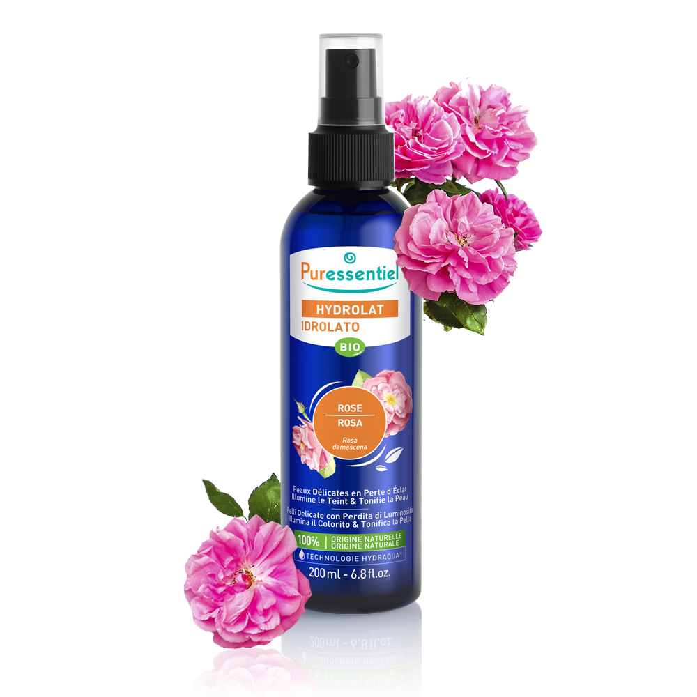 Hydrolat rose eau florale bio puressentiel