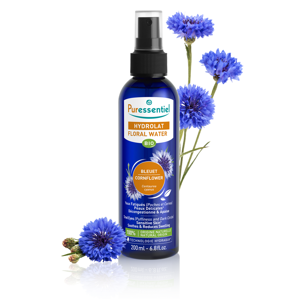 Hydrolat bleuet eau florale bio Puressentiel