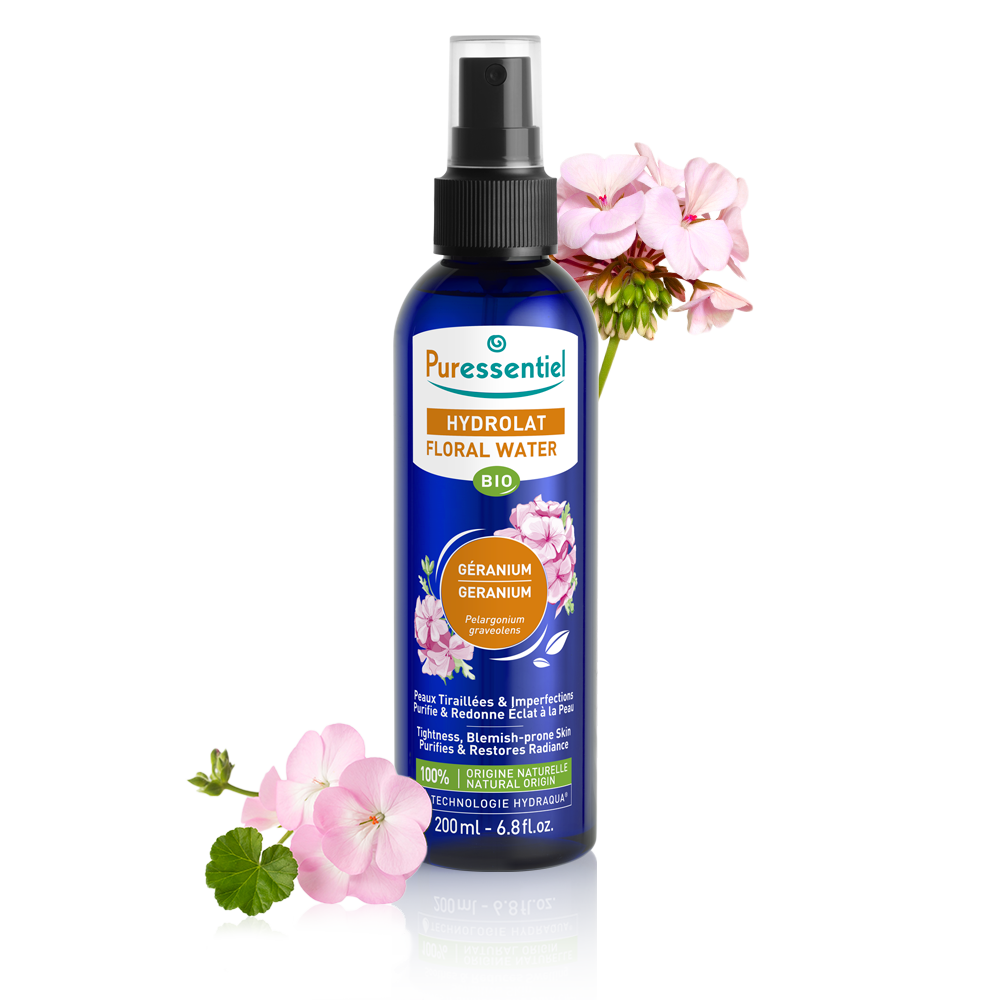 Hydrolat de Géranium BIO Eau florale Puressentiel