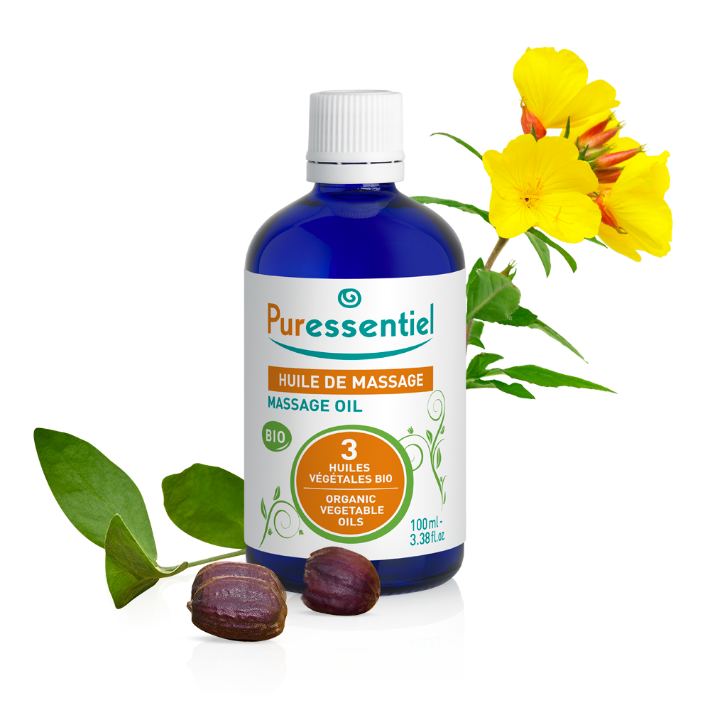 Huile de massage bio puressentiel