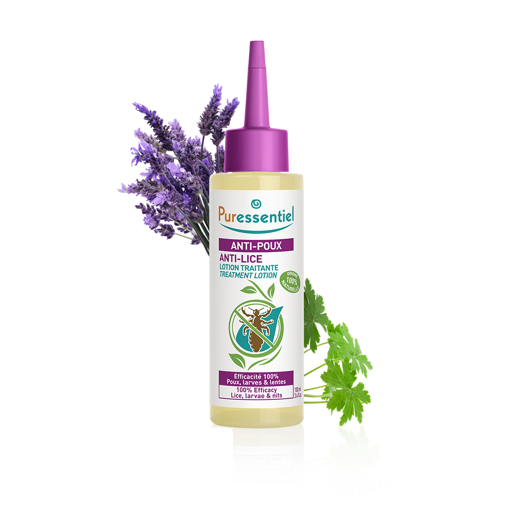 lotion traitante anti-poux huiles essentielles puressentiel