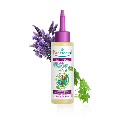 lotion traitante anti-poux huiles essentielles puressentiel