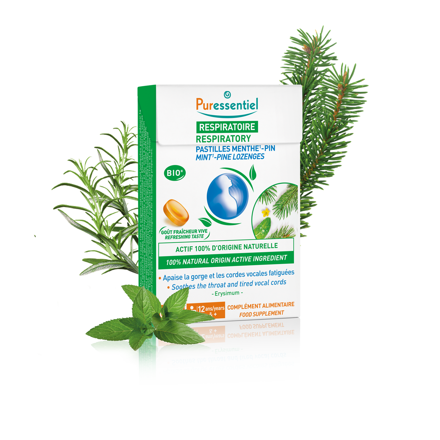 Pastilles Respiratoire Menthe¹-Pin