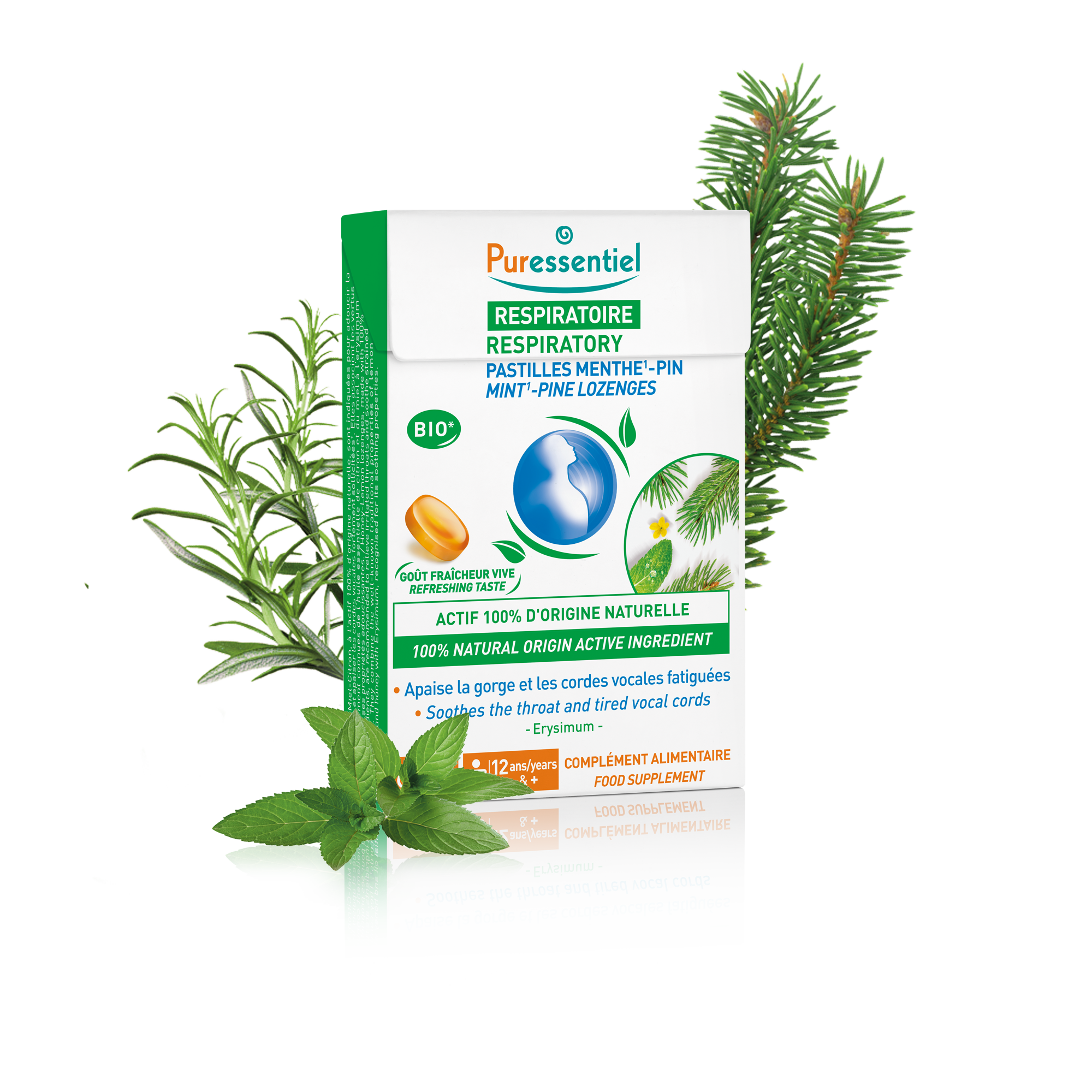 Pastilles Respiratoire Menthe¹-Pin