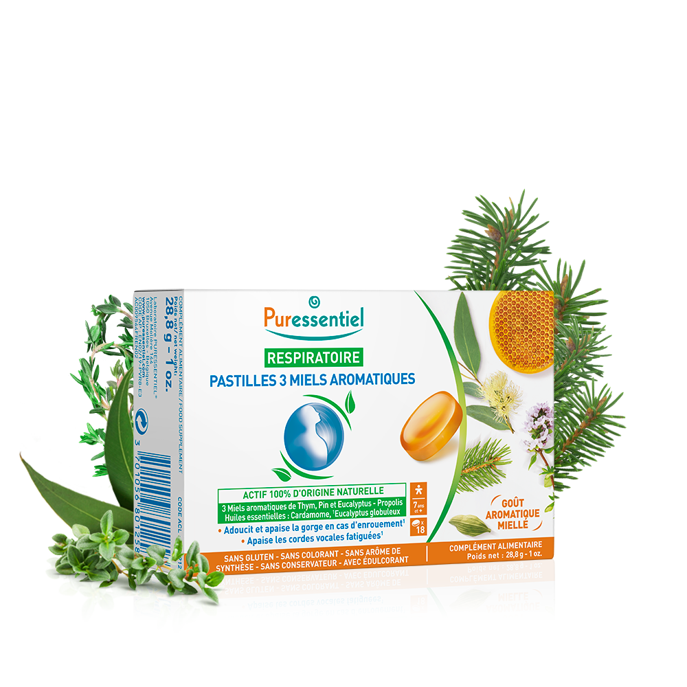 pastilles aux 3 miels aromatiques puressentiel