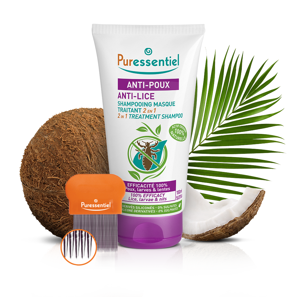 shampooing masque traitant poux puressentiel