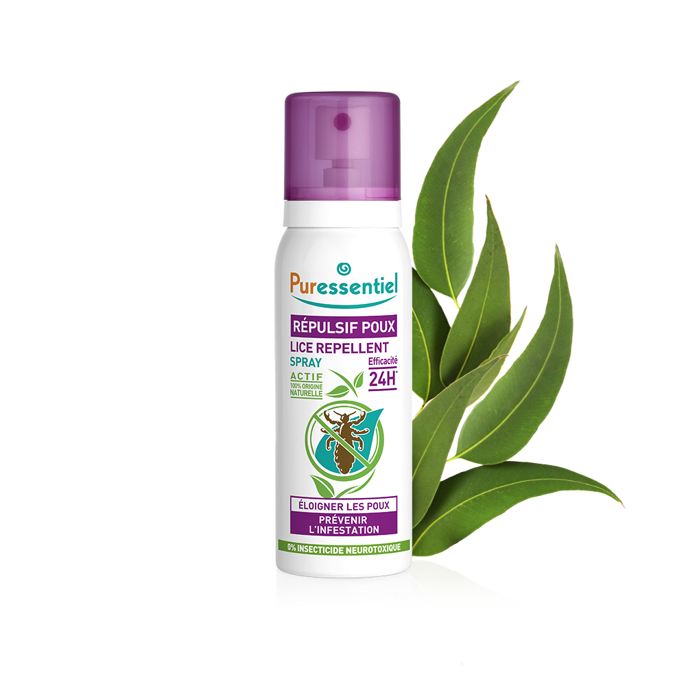 spray répulsif poux huiles essentielles puressentiel