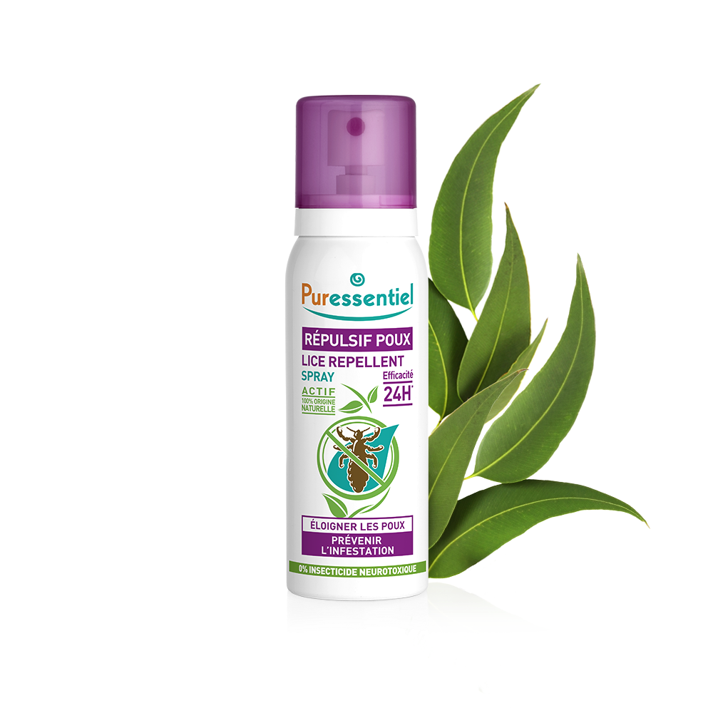 Puressentiel Répulsif Poux Spray 75ml - Prévention naturelle - Pharma360