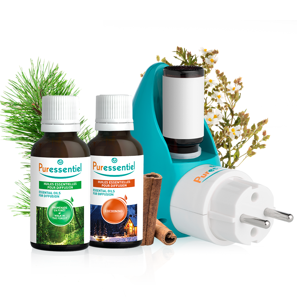 Kit de Noël Puressentiel diffuseur et huiles pour diffusion